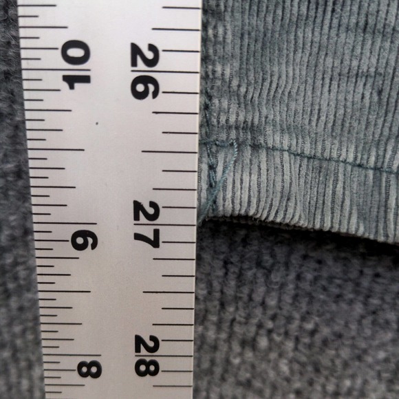 We The Free Women's Skinny Leg Corduroy Jeans Blue 27 Button Fly 5-Pocket - Picture 12 of 12